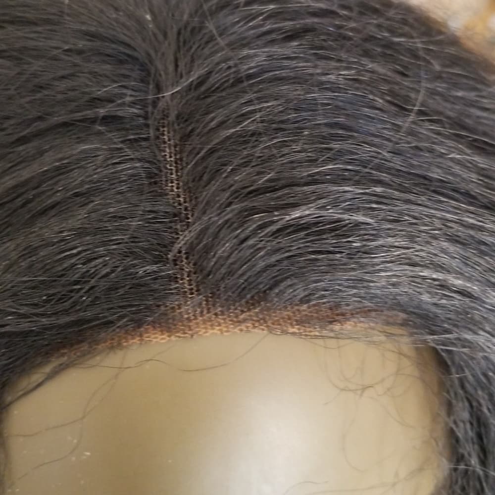 Straight Yaki Body Wave Lace Front Wig - Thumbnail 5