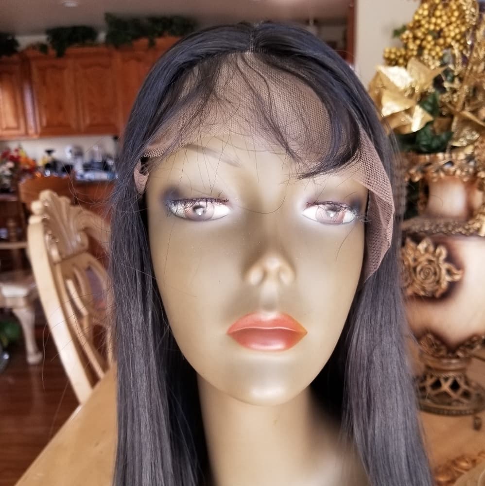 Silky Straight Lace Front Wig 22-26 inches - Thumbnail 7
