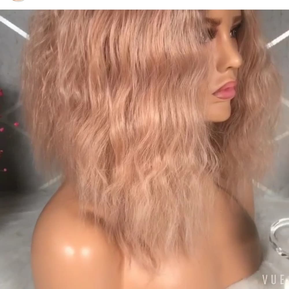 Ombre Pink Beauty LaceFront Wig - Thumbnail 7