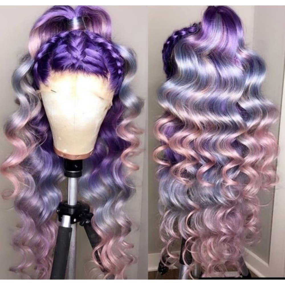 Custom Human Hair Lace front Wig - Thumbnail 2