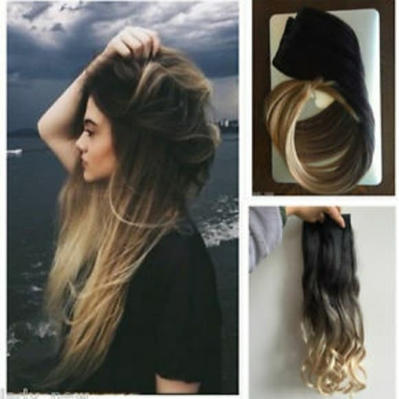 Ombre Full Head Clip in Extension - Thumbnail 2