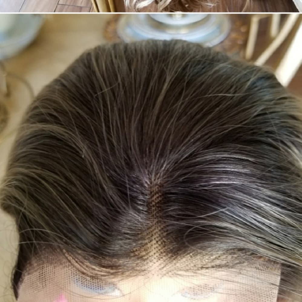 Ombre Blonde Lace Front Wig - Thumbnail 4