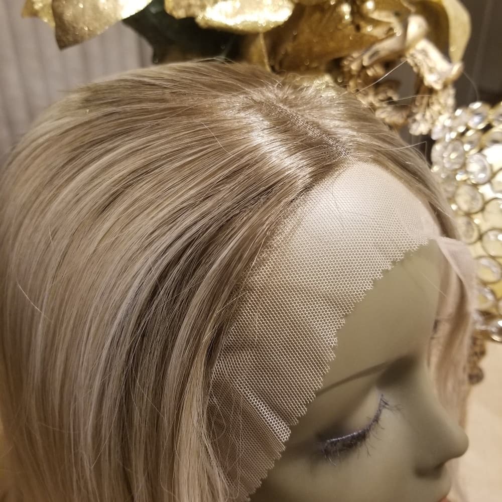 Ombre Blonde Lace Front Wig - Thumbnail 4