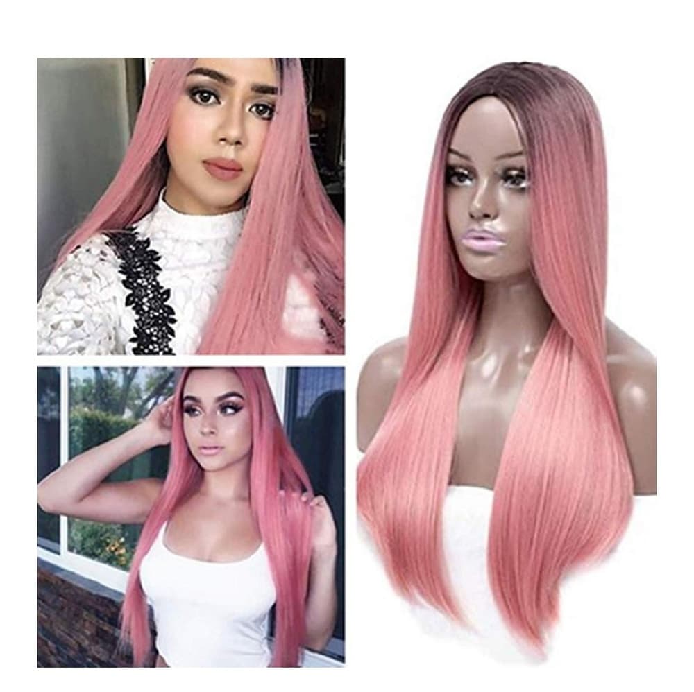 Ombre Pink Beauty Wig - Thumbnail 7