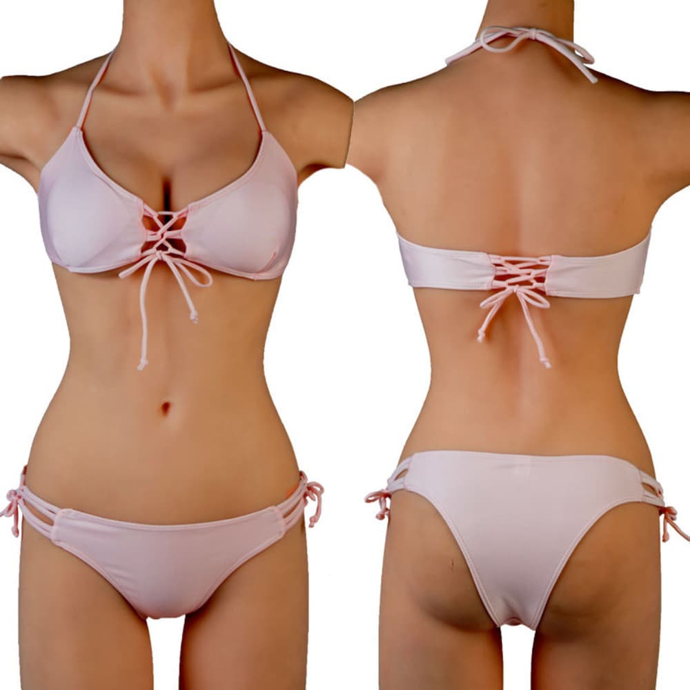 Beautiful Brazilian Triangle Push Up Bra Bikini - Thumbnail 4