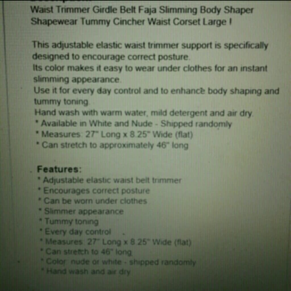 Large Waist Trainer -Slim your waist! ! - Thumbnail 2