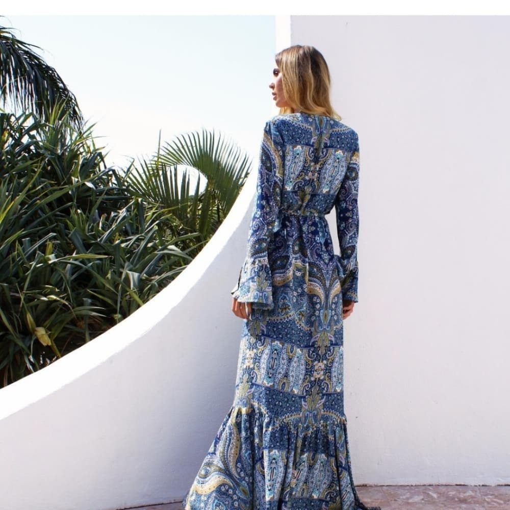 Bohemian Maxi Beauty Dress - Thumbnail 5