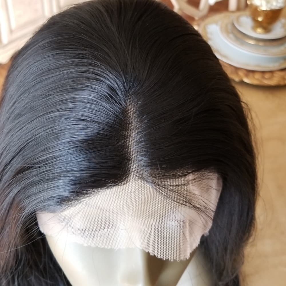 Layered Straight Bodywave Lace Front Wig - Thumbnail 8