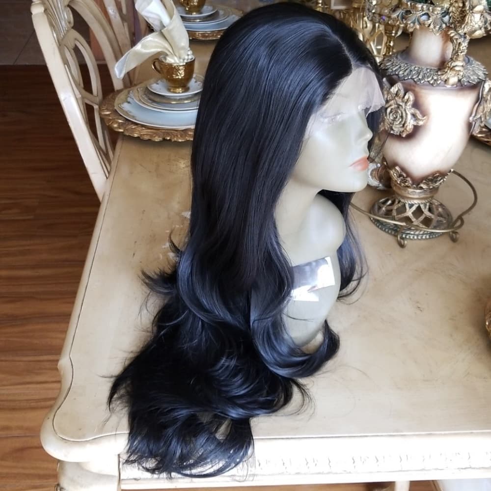 Layered Straight Bodywave Lace Front Wig - Thumbnail 2