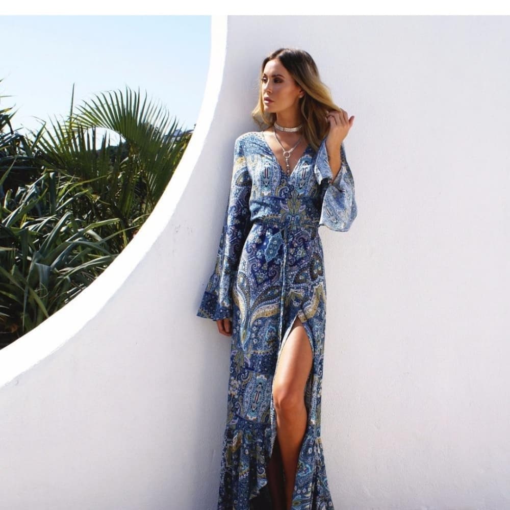 Bohemian Maxi Beauty Dress - Thumbnail 3