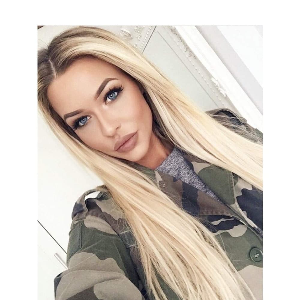 Ombre Blonde Lace Front Wig - Thumbnail 8
