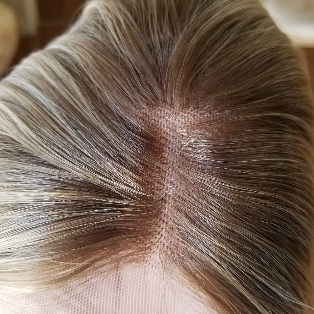 Ombre Blonde Lace Front Wig - Thumbnail 7