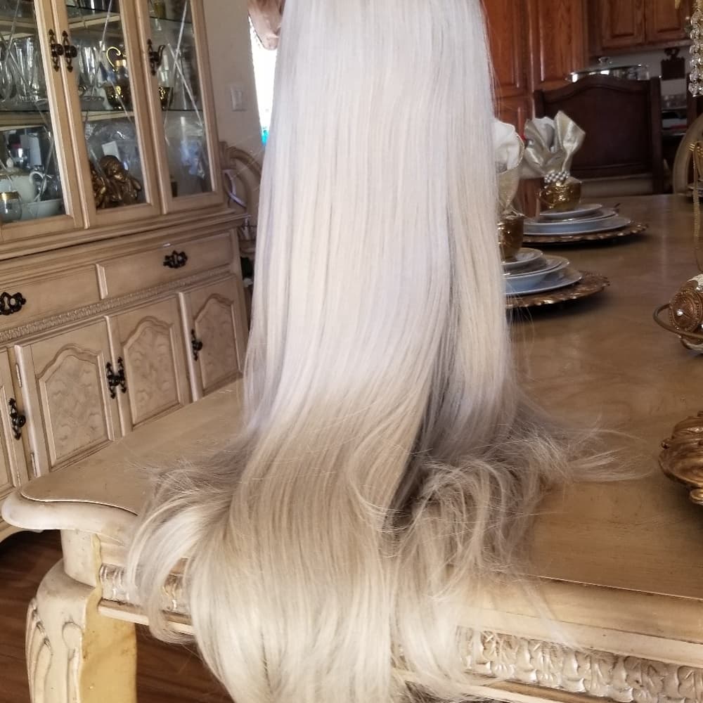 Ombre Blonde Lace Front Wig - Thumbnail 5