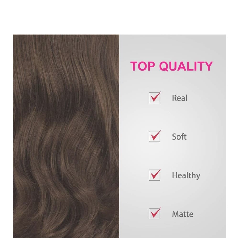 Brown Wavy Beauty Lace Front Wig - Thumbnail 4