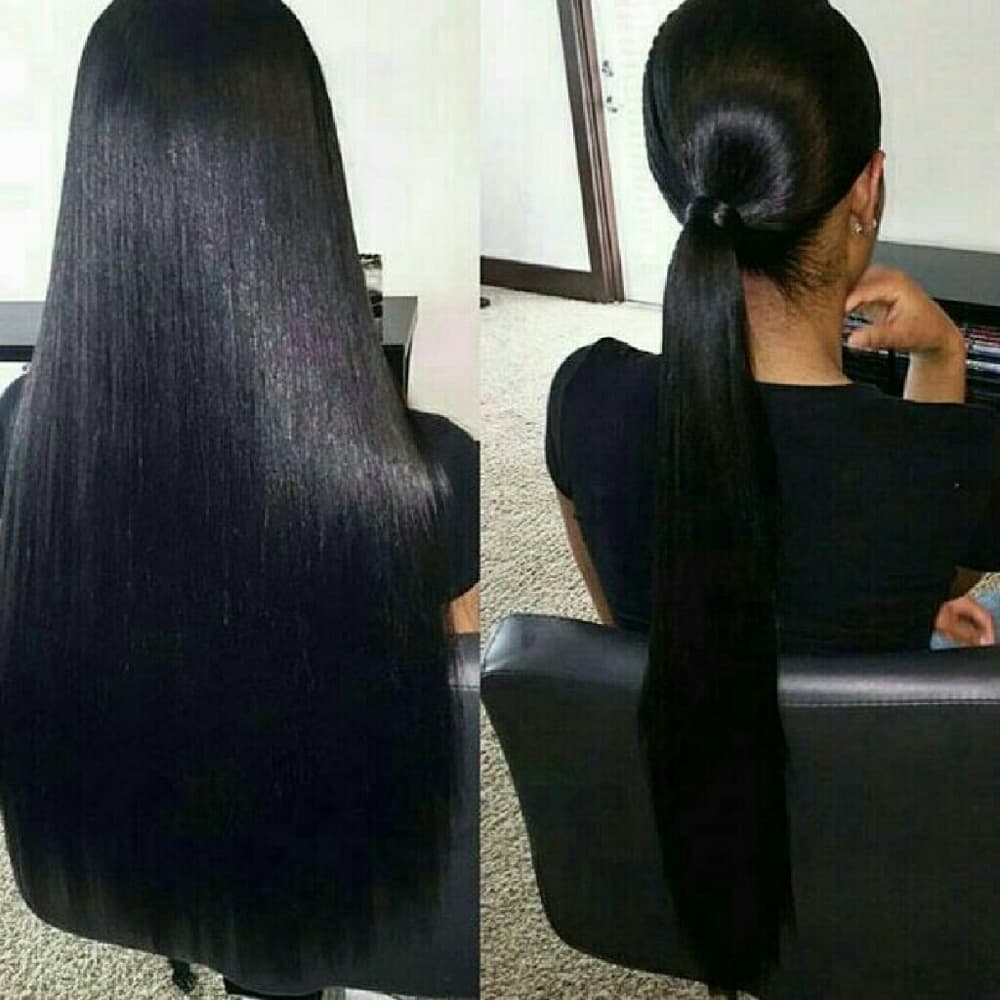 Black 3/4 Clip in Extension - Thumbnail 2