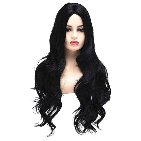 Black Beauty Full Wavy Wig 22-24 inches - Thumbnail 5