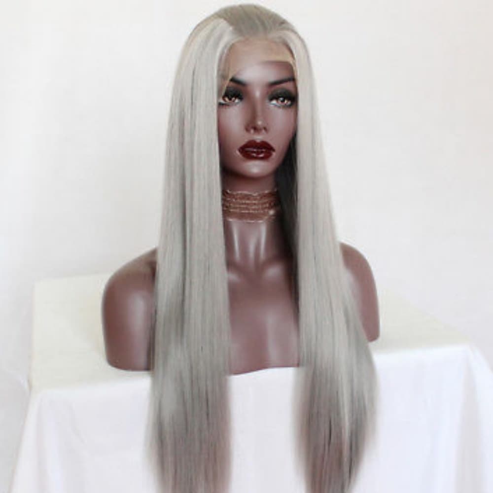 Gray Beauty Lace Front Wig - Thumbnail 2