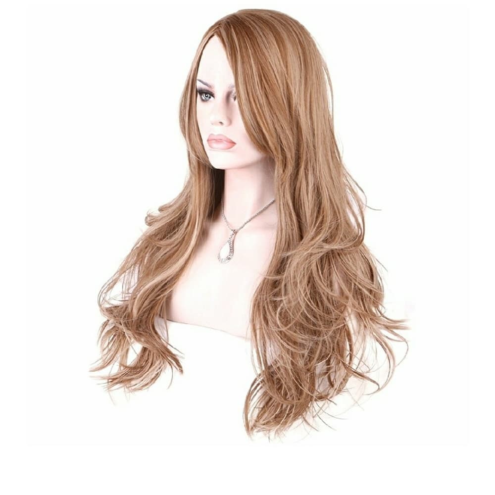Medium Ash Blonde Wig - Thumbnail 4