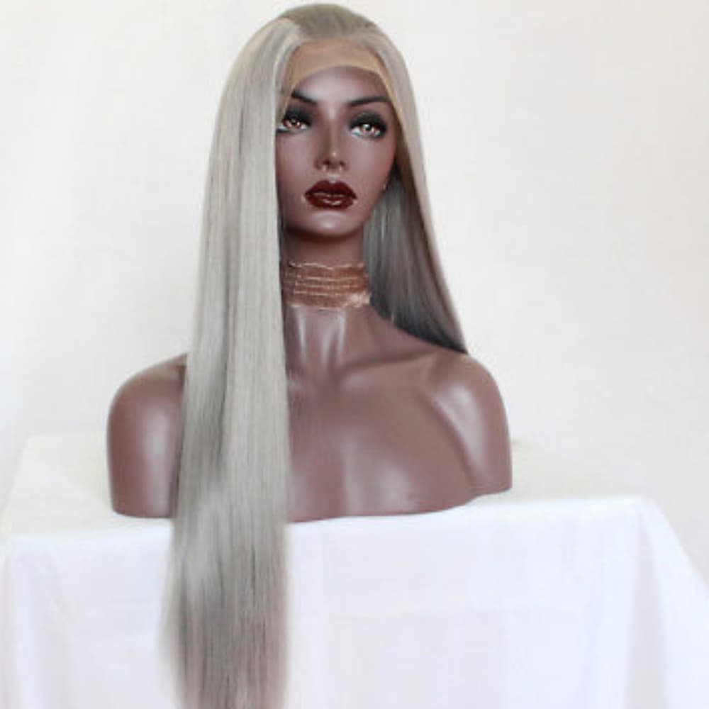 Gray Beauty Lace Front Wig - Thumbnail 4