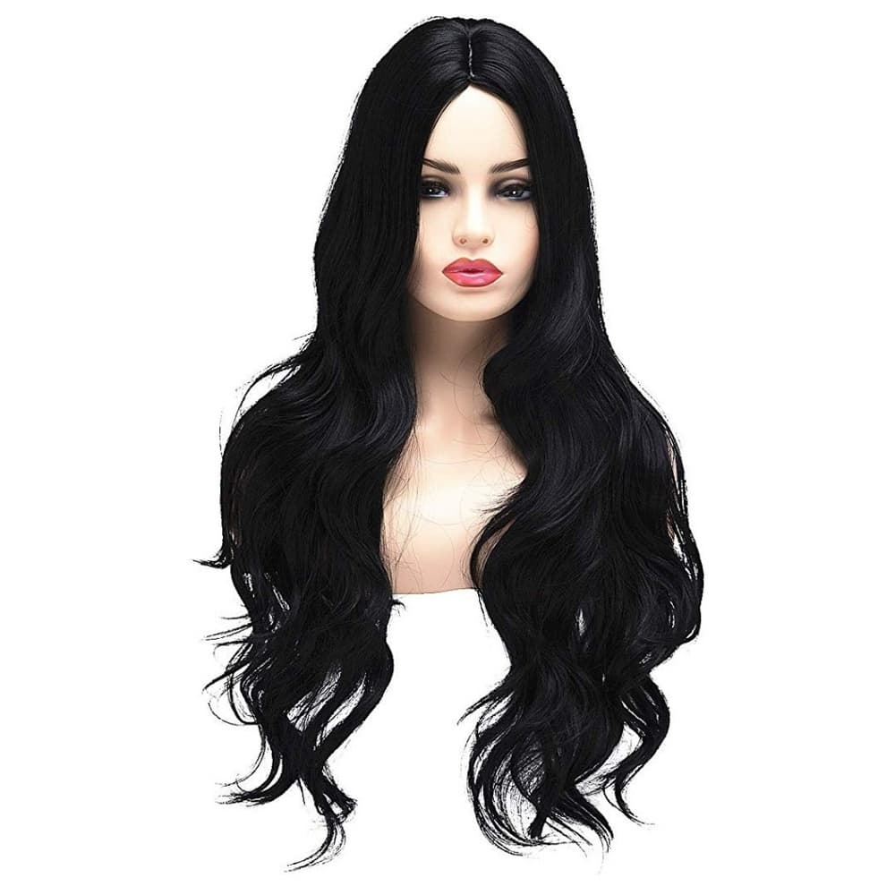 Black Beauty Full Wavy Wig 22-24 inches - Thumbnail 4