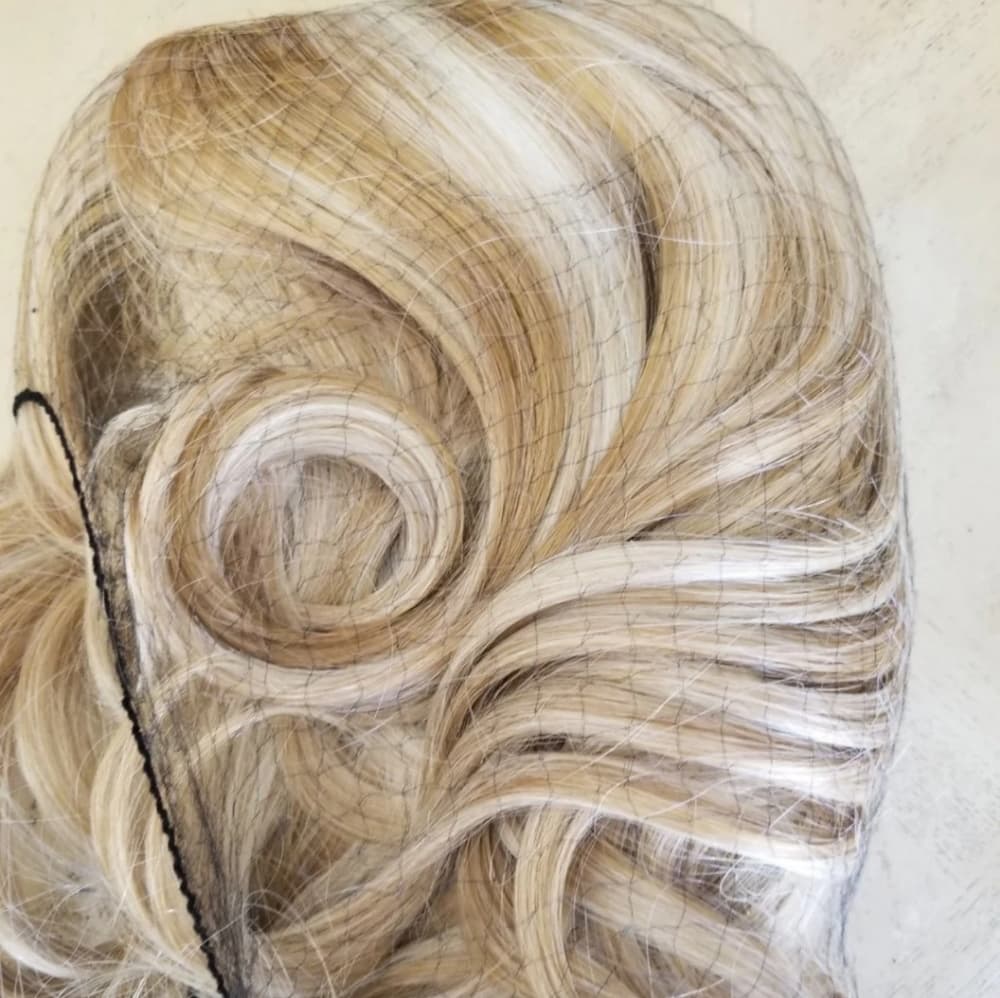 Blonde Medium Full Wig - Thumbnail 5