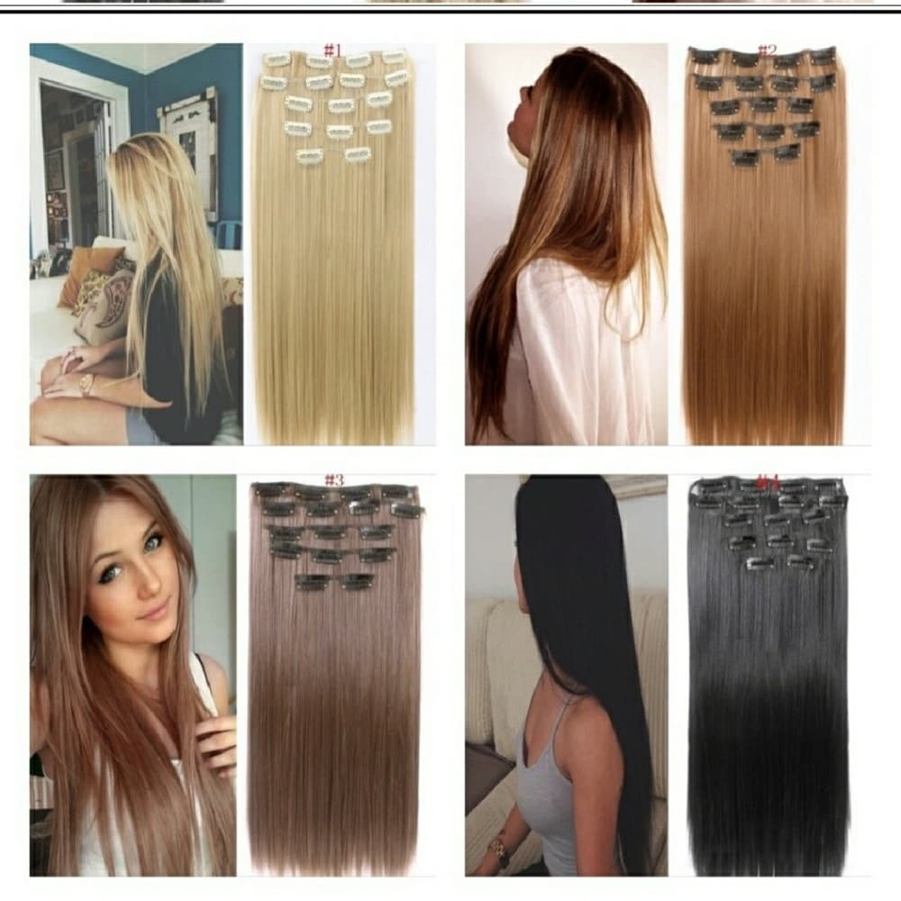 Full Head Clip In Extension-Pick Color!! - Thumbnail 3