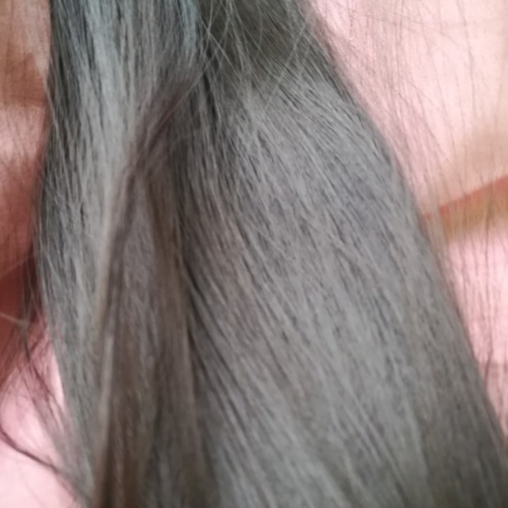 Black Straight Full Head clip in Extension - Thumbnail 3
