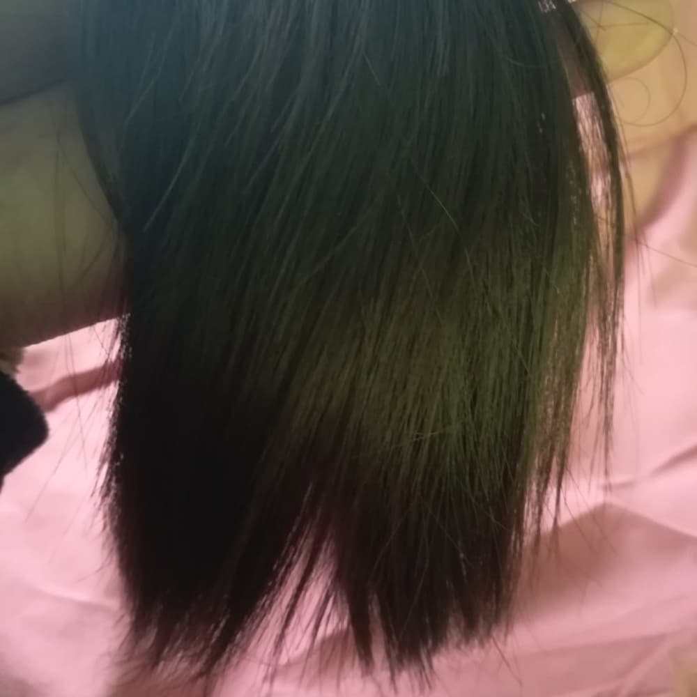 Black Straight Full Head clip in Extension - Thumbnail 6