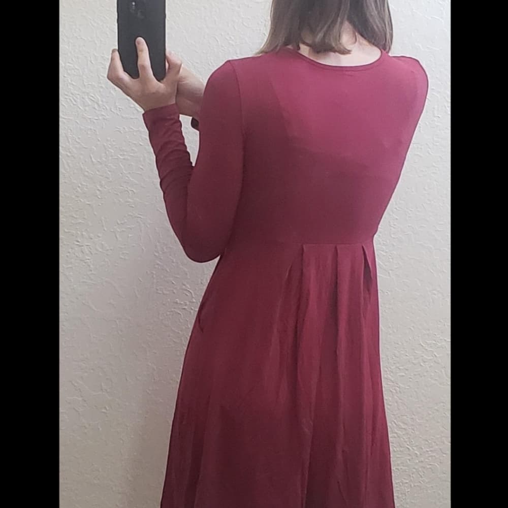 Women's Long Sleeve Dress - Thumbnail 6
