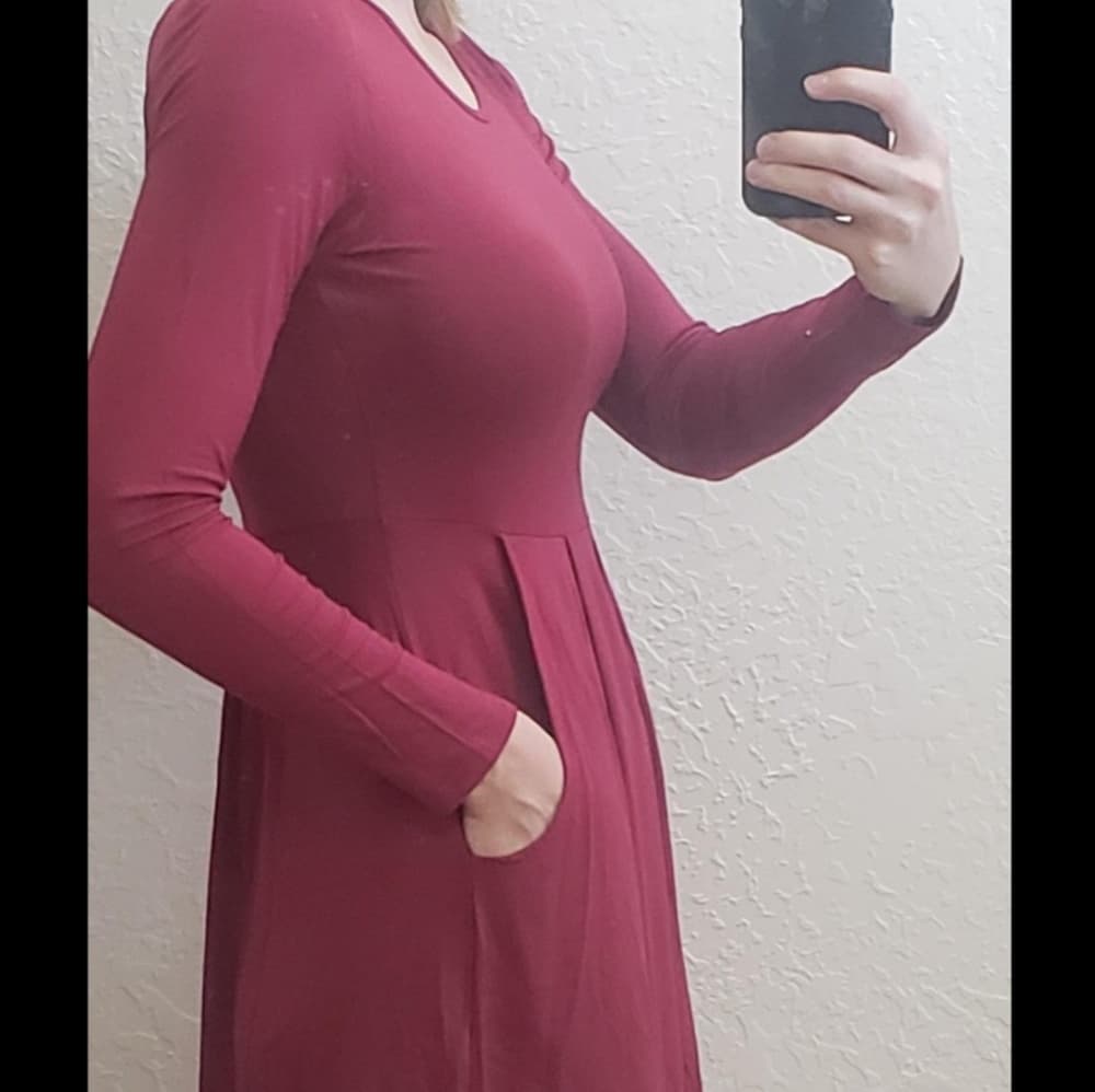 Women's Long Sleeve Dress - Thumbnail 5