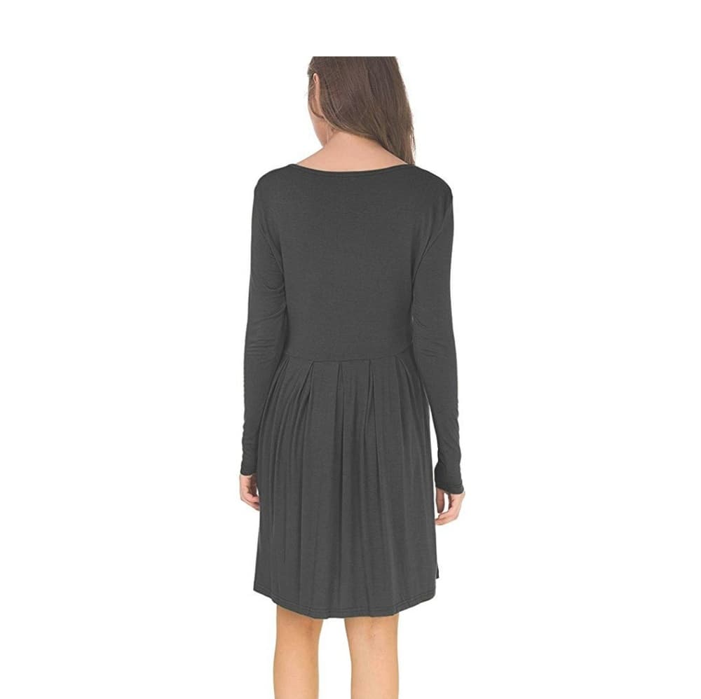 Women's Long Sleeve Dress - Thumbnail 3