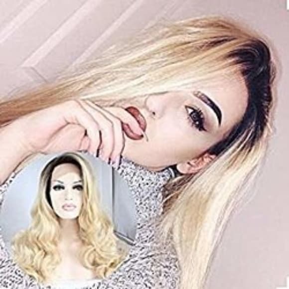 Ombre Blonde Lace Front Wig 20-24 inches!! - Thumbnail 2