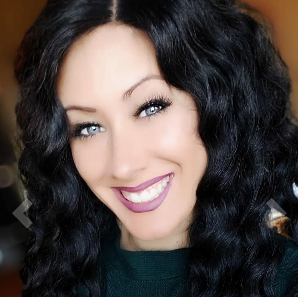 Black Wavy Beauty Lace Front Wig - Thumbnail 6