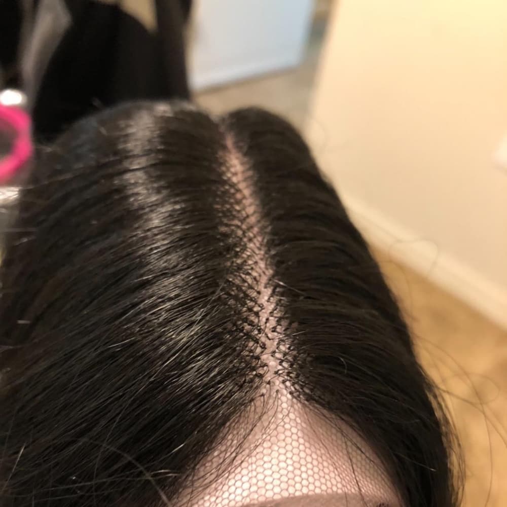 Black Wavy Beauty Lace Front Wig - Thumbnail 4