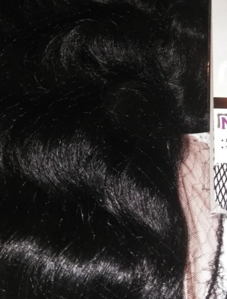 Black Wavy Beauty Lace Front Wig - Thumbnail 2