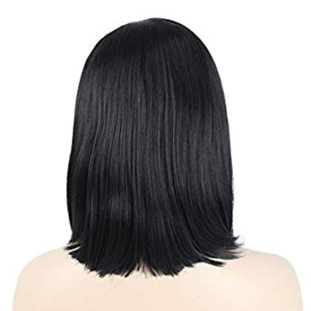 Human Hair Blend Bob Lace Front Wig - Thumbnail 3