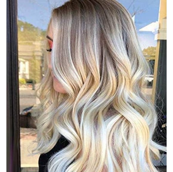 Ombre londe Lace Front Wig 18-20 inches - Thumbnail 7