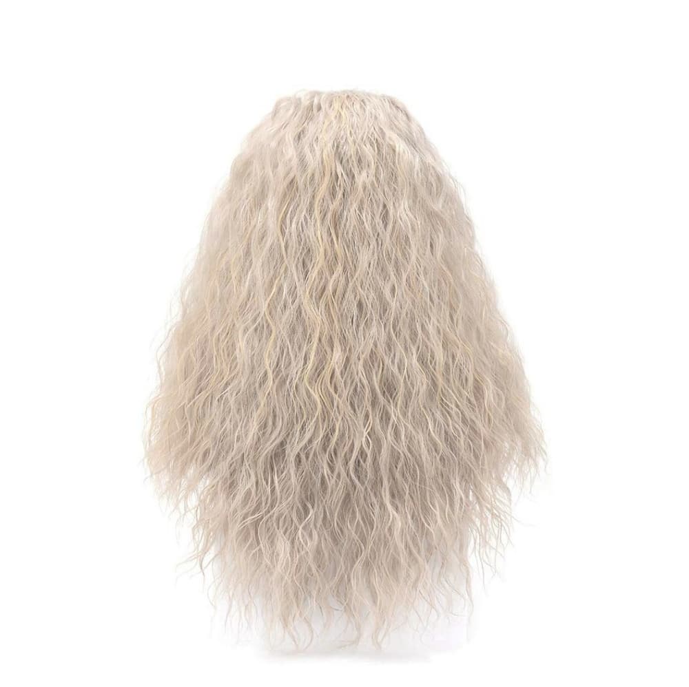 Silvery White Lace Front Wig 20 inches!! - Thumbnail 2