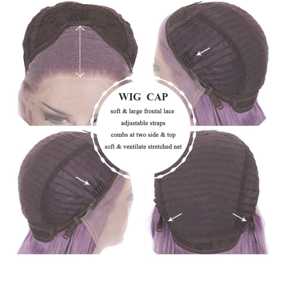 Purple Beauty Lace Front Wig - Thumbnail 2