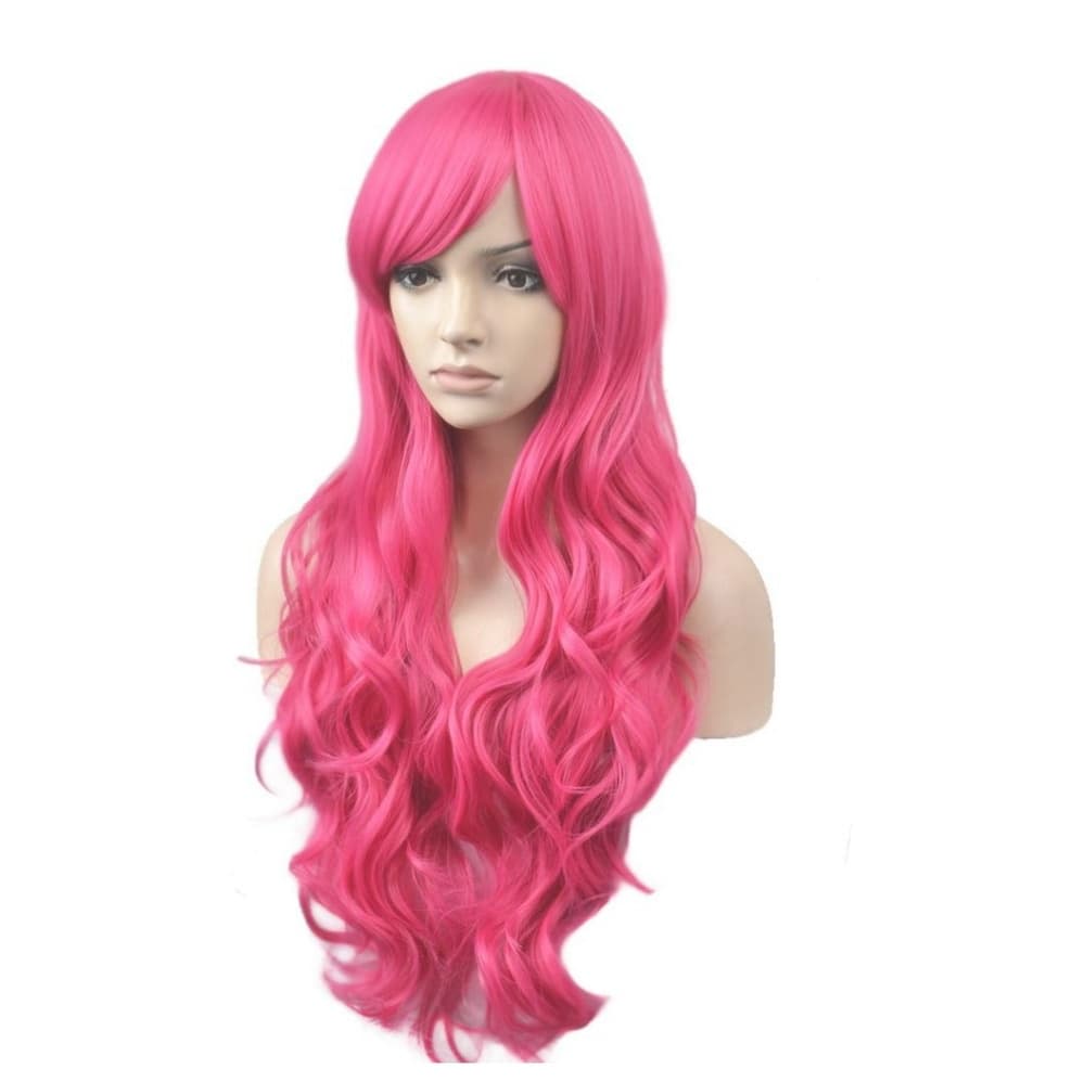 Dark Pink Beauty Full Wig - Thumbnail 2