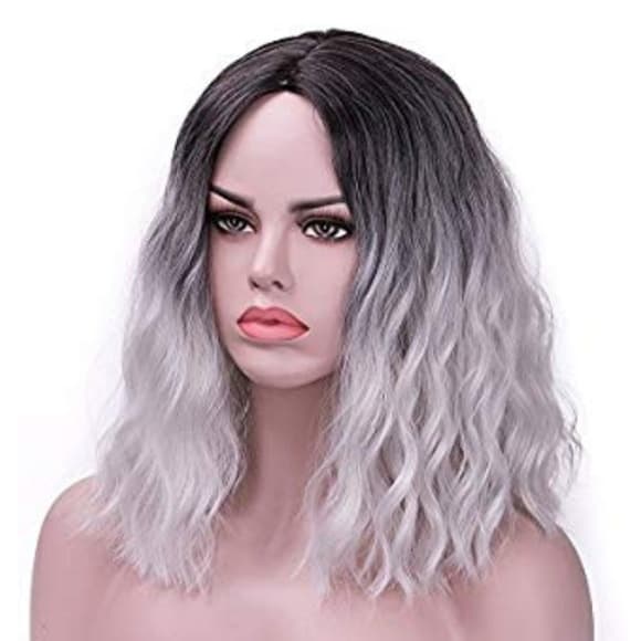 Ombre Gray Beauty Wig - Thumbnail 2