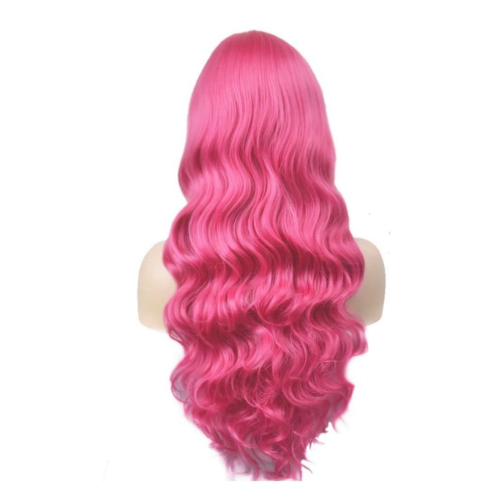 Dark Pink Beauty Full Wig - Thumbnail 3