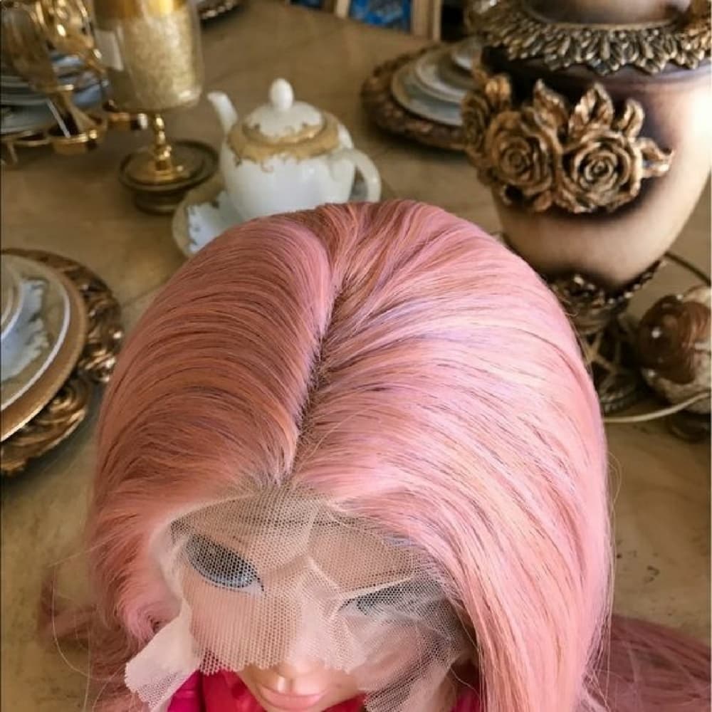 Pink Beauty Lace Front Wig - Thumbnail 4