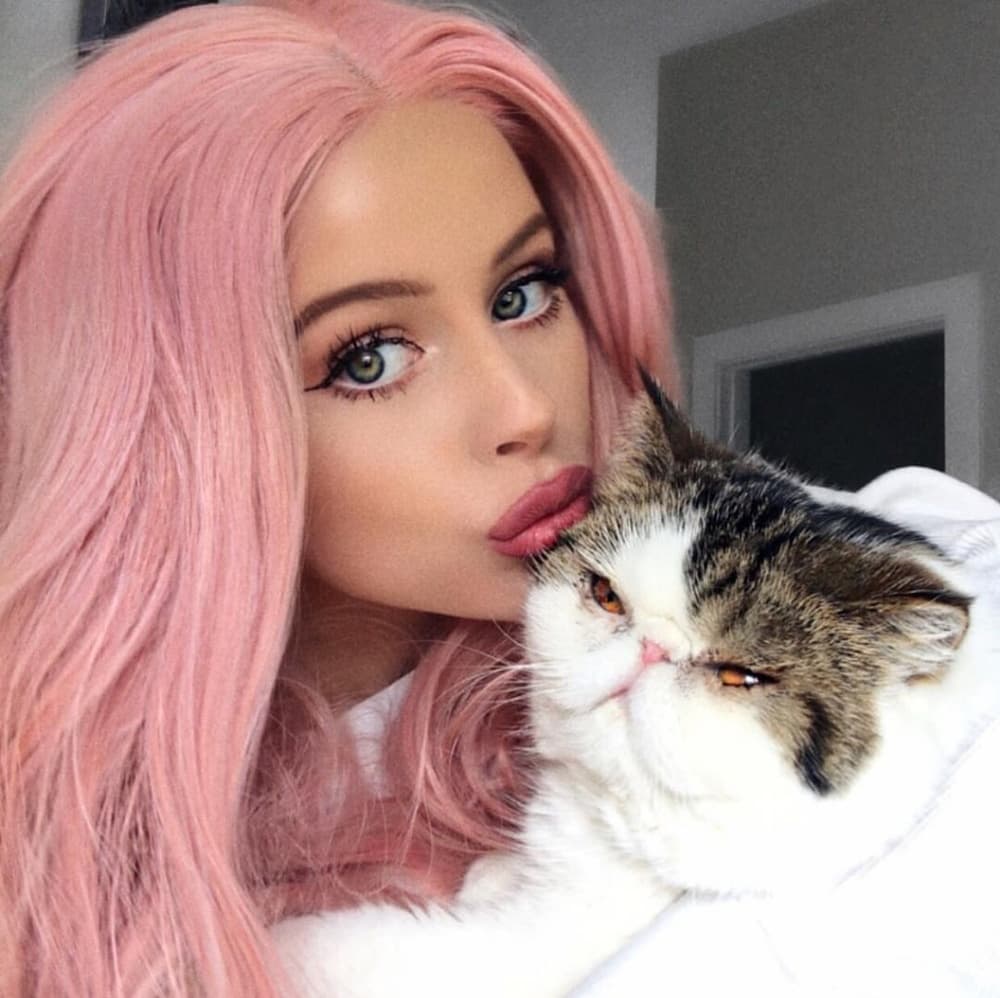 Pink Beauty Lace Front Wig - Thumbnail 6
