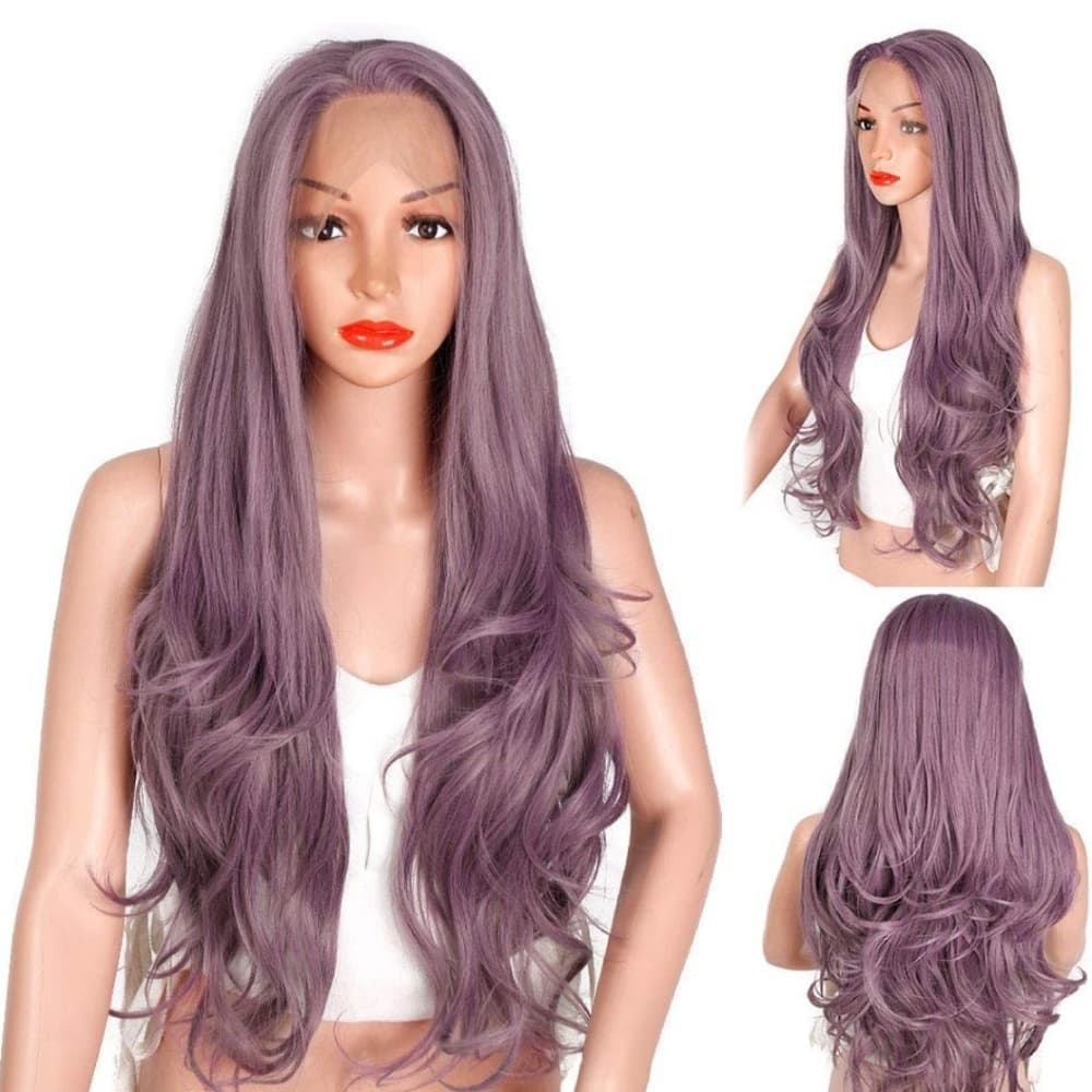 Purple Beauty Lace Front Wig - Thumbnail 2
