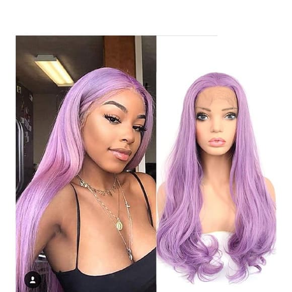Light Purple Lace Front Wig 20-24 inches!! - Thumbnail 8