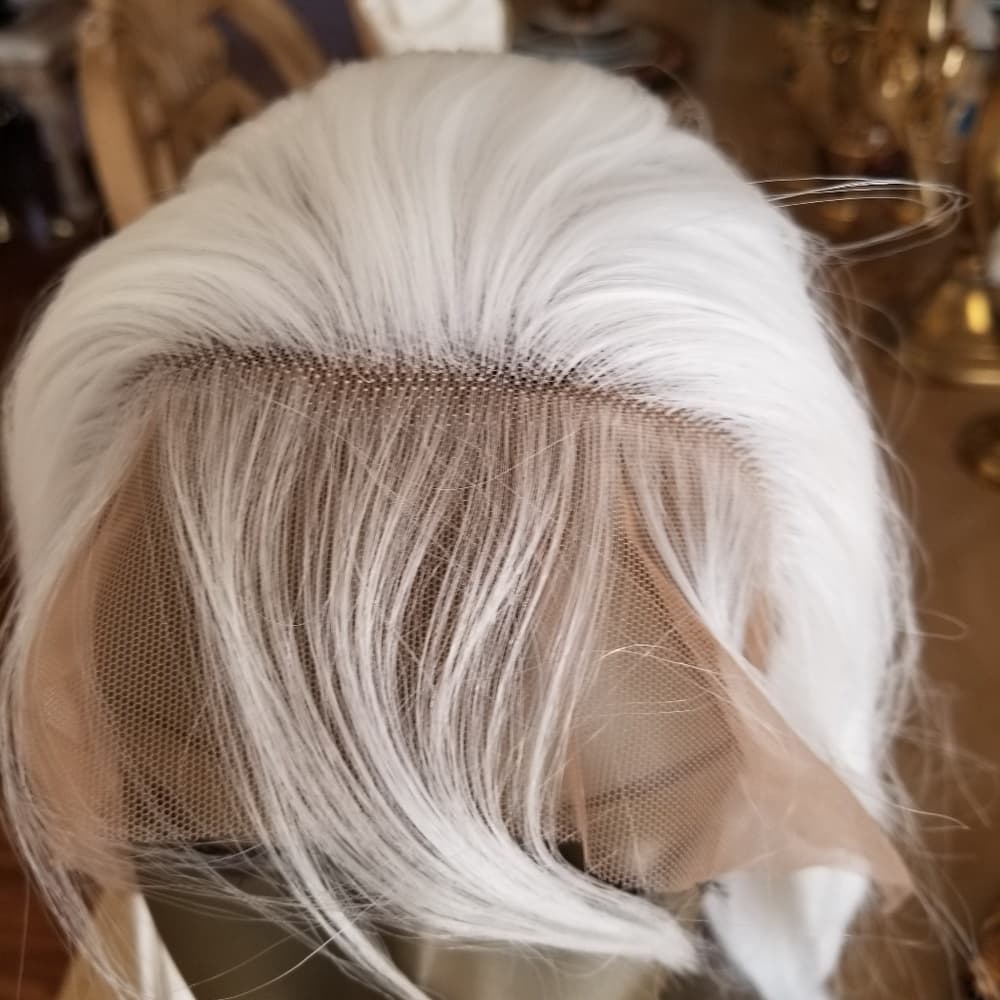 White Beauty Lace Front Wig - Thumbnail 7