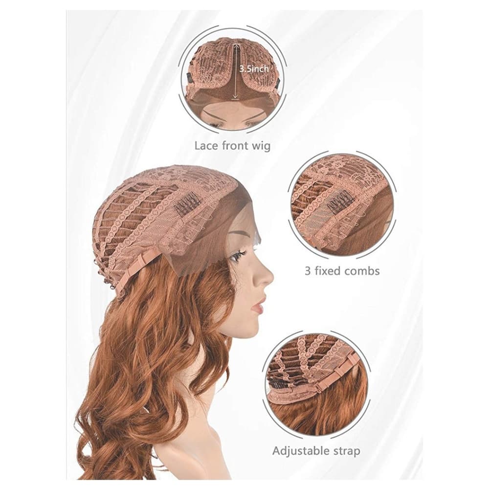 Auburn Beauty Lace Front Wig #30 - Thumbnail 4