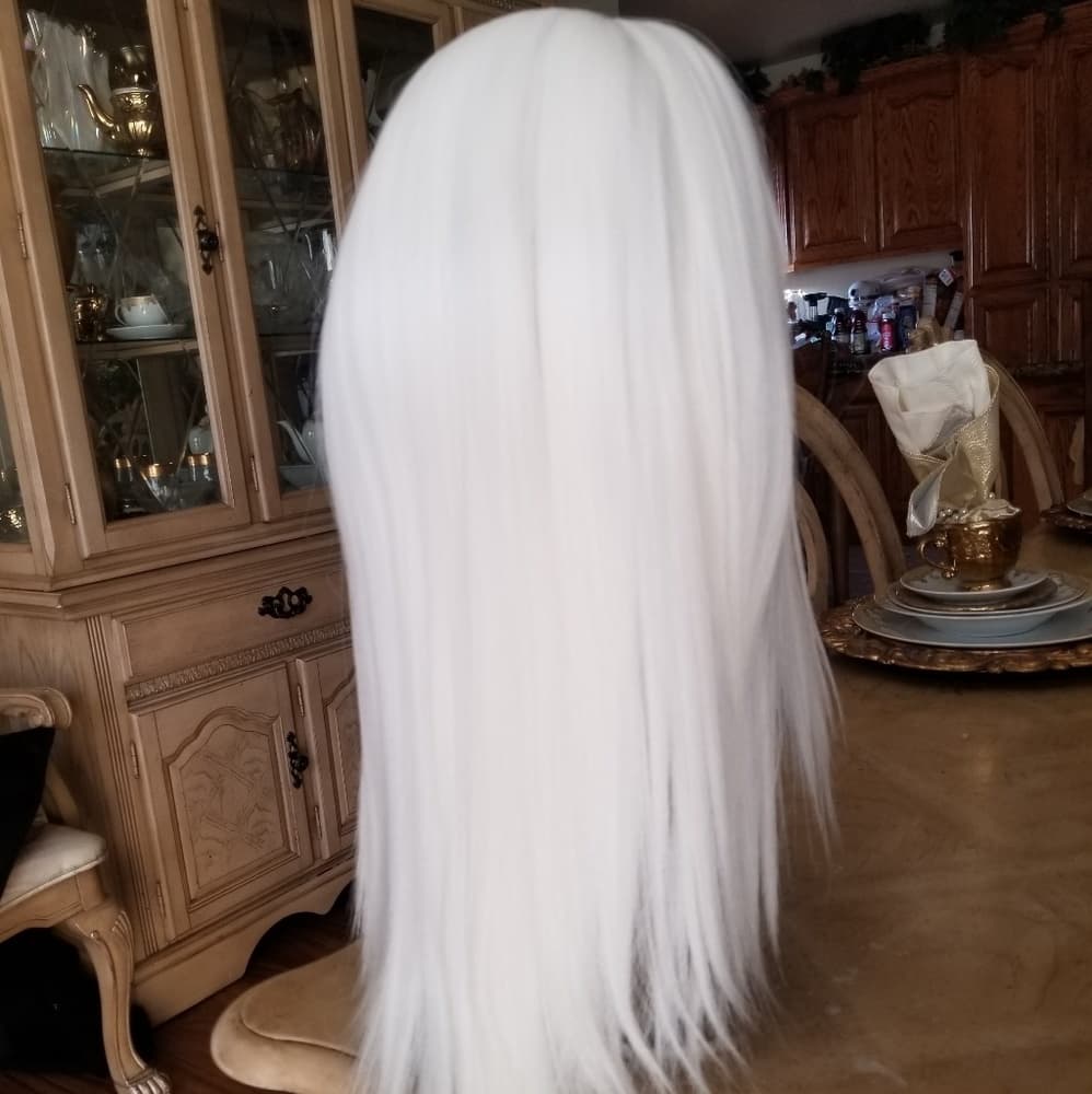 White Beauty Lace Front Wig - Thumbnail 4