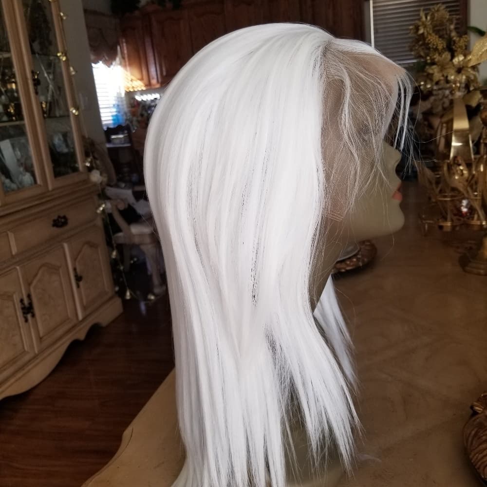 White Beauty Lace Front Wig - Thumbnail 5